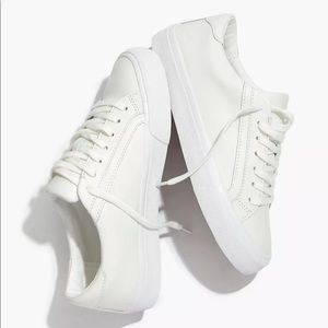 Madewell Sidewalk Low-Top Sneakers in Leather
